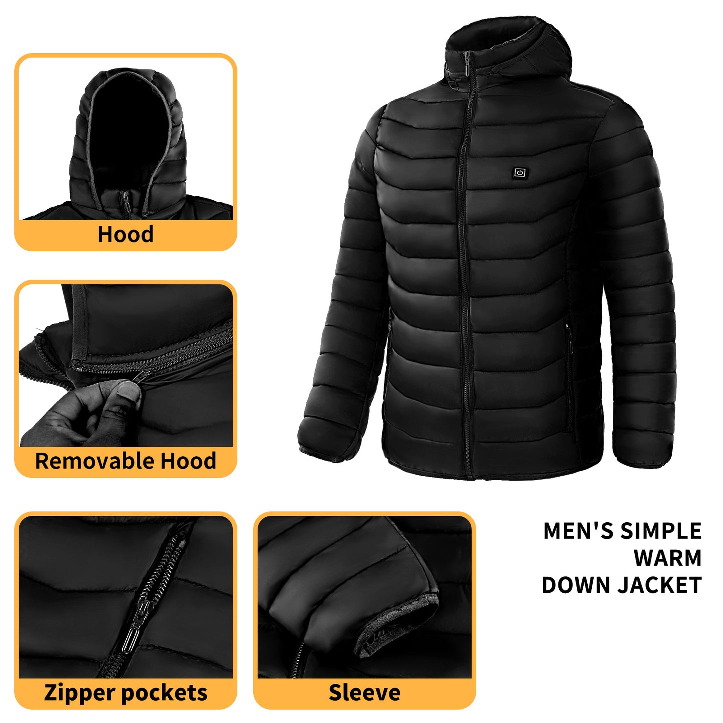 Unisex Heated Puffer Jacket