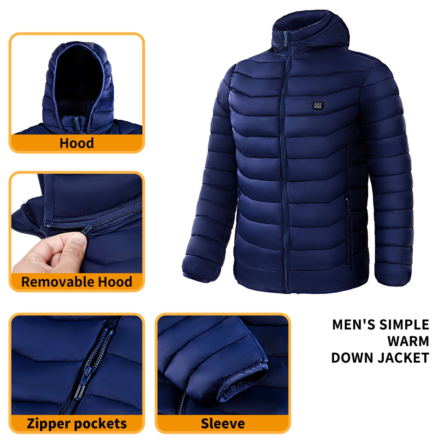 Unisex Heated Puffer Jacket